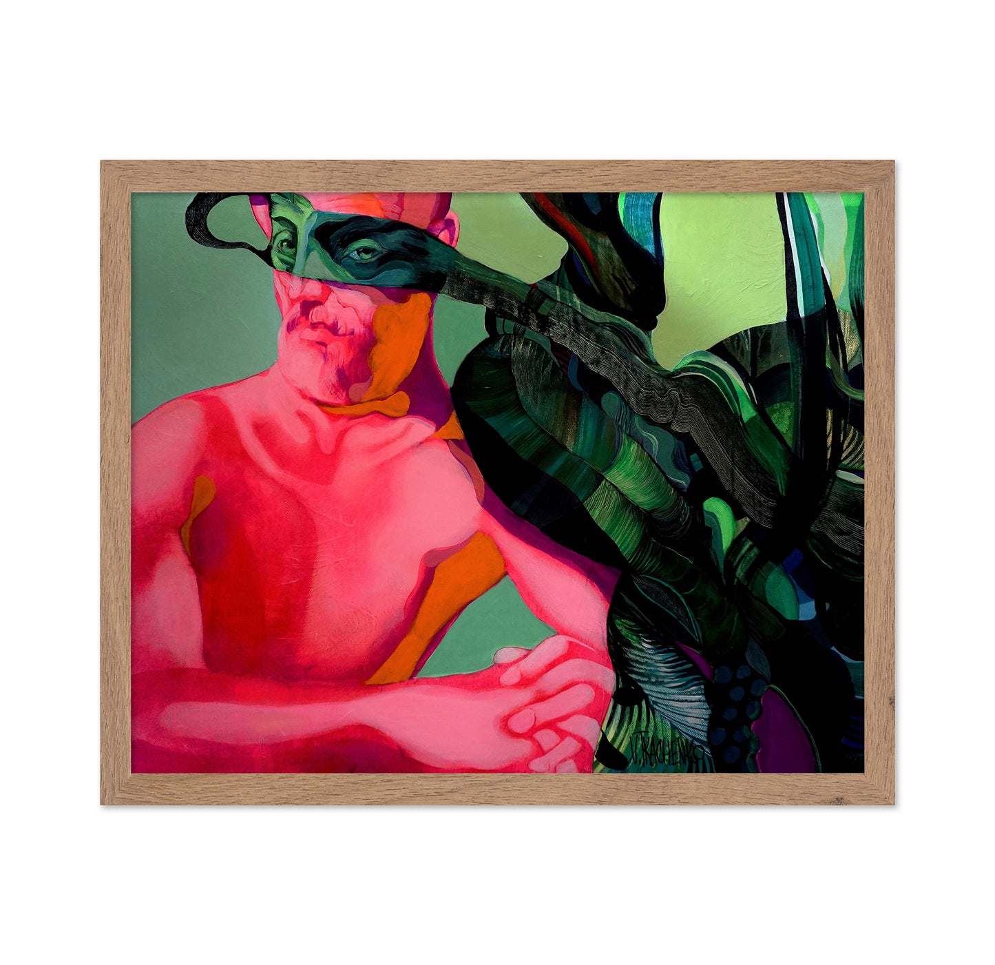 Blindfolded Figure