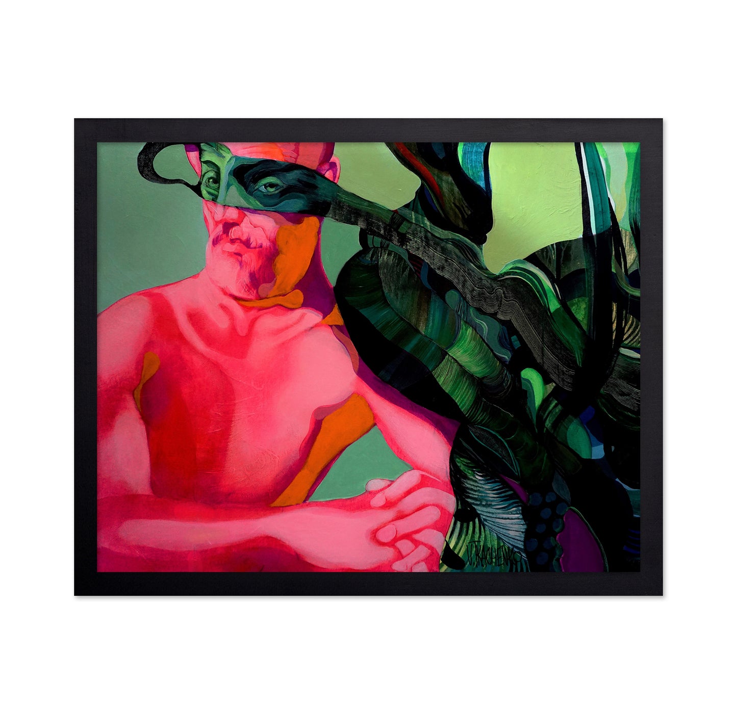 Blindfolded Figure