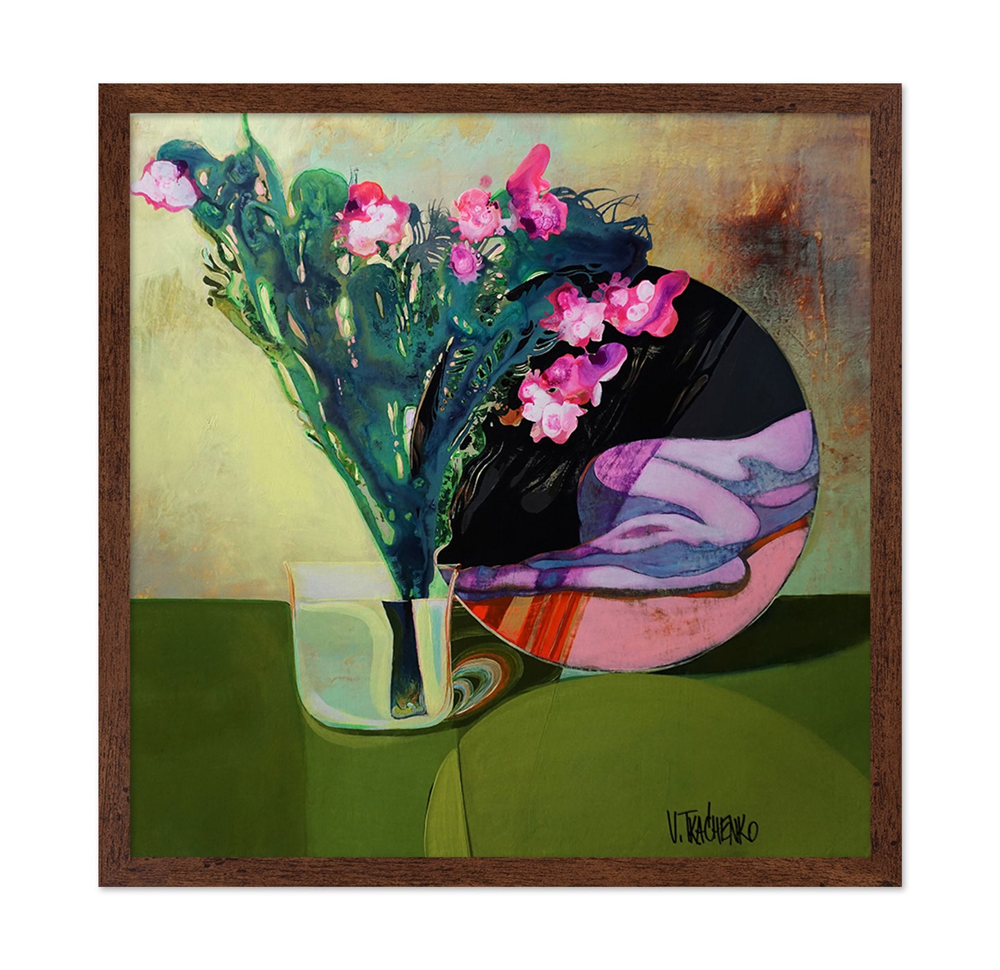 Floral Reflection Form