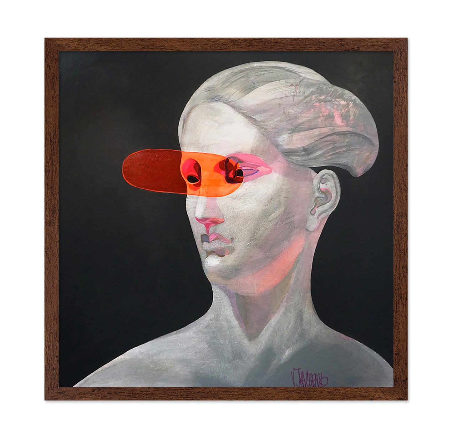 Neon Visor Portrait