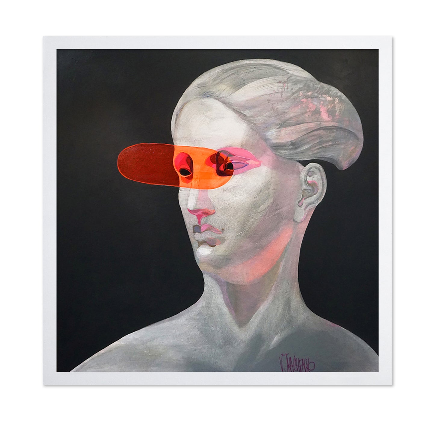 Neon Visor Portrait