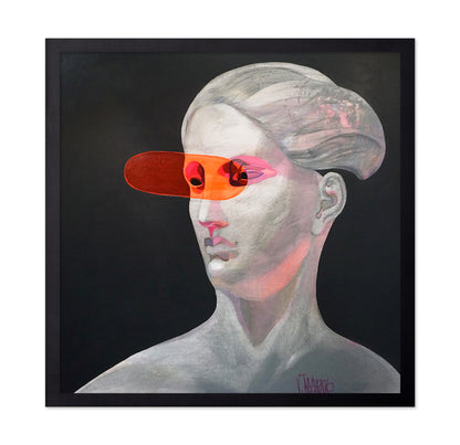 Neon Visor Portrait