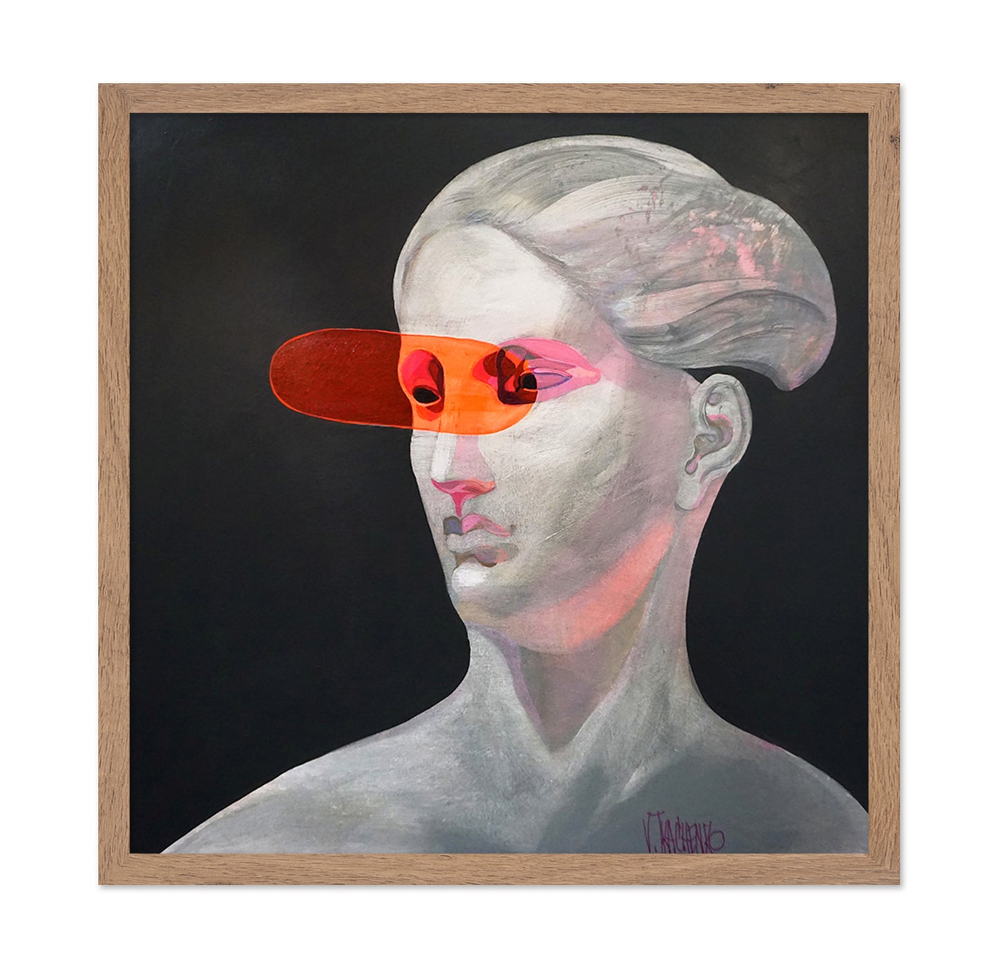 Neon Visor Portrait