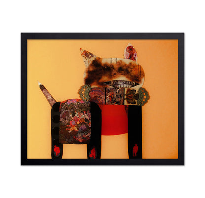 Collage Animal Figure