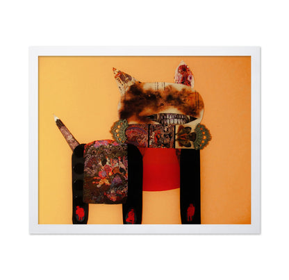Collage Animal Figure