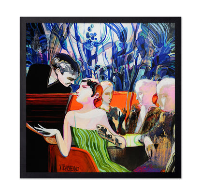 Night Cafe Scene