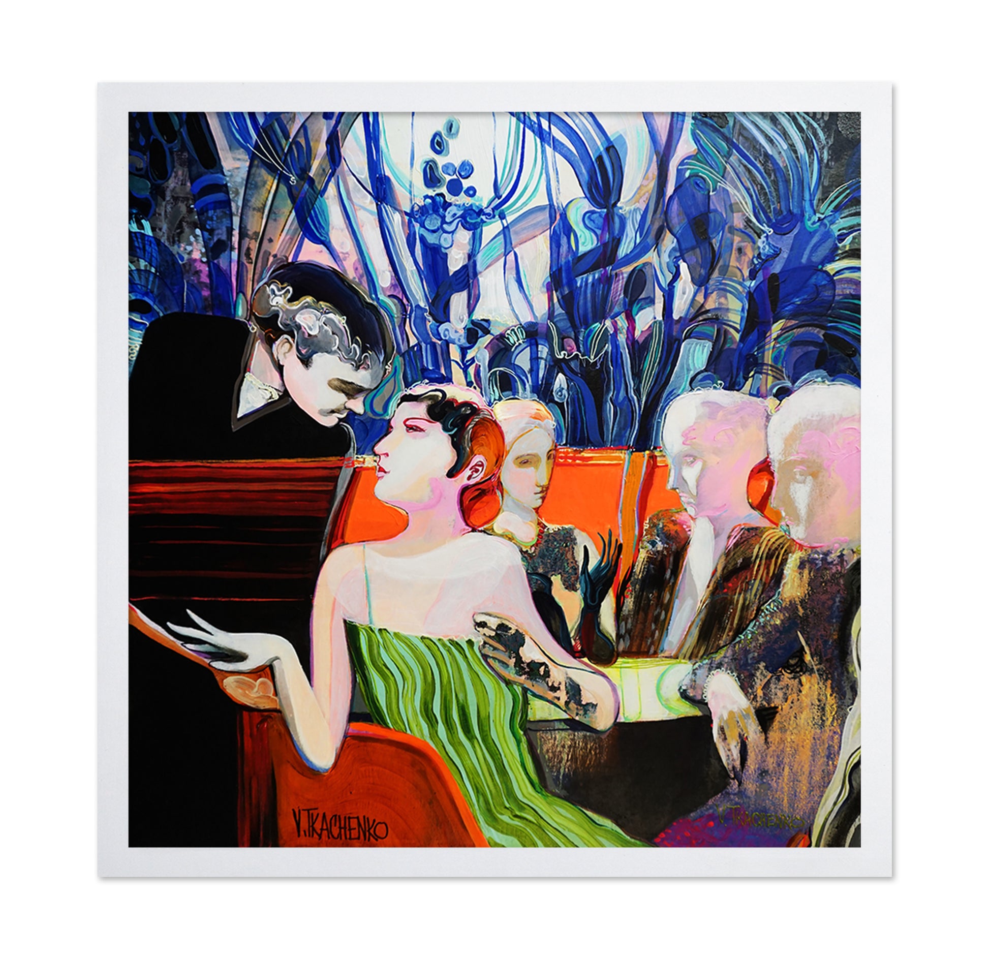 Night Cafe Scene