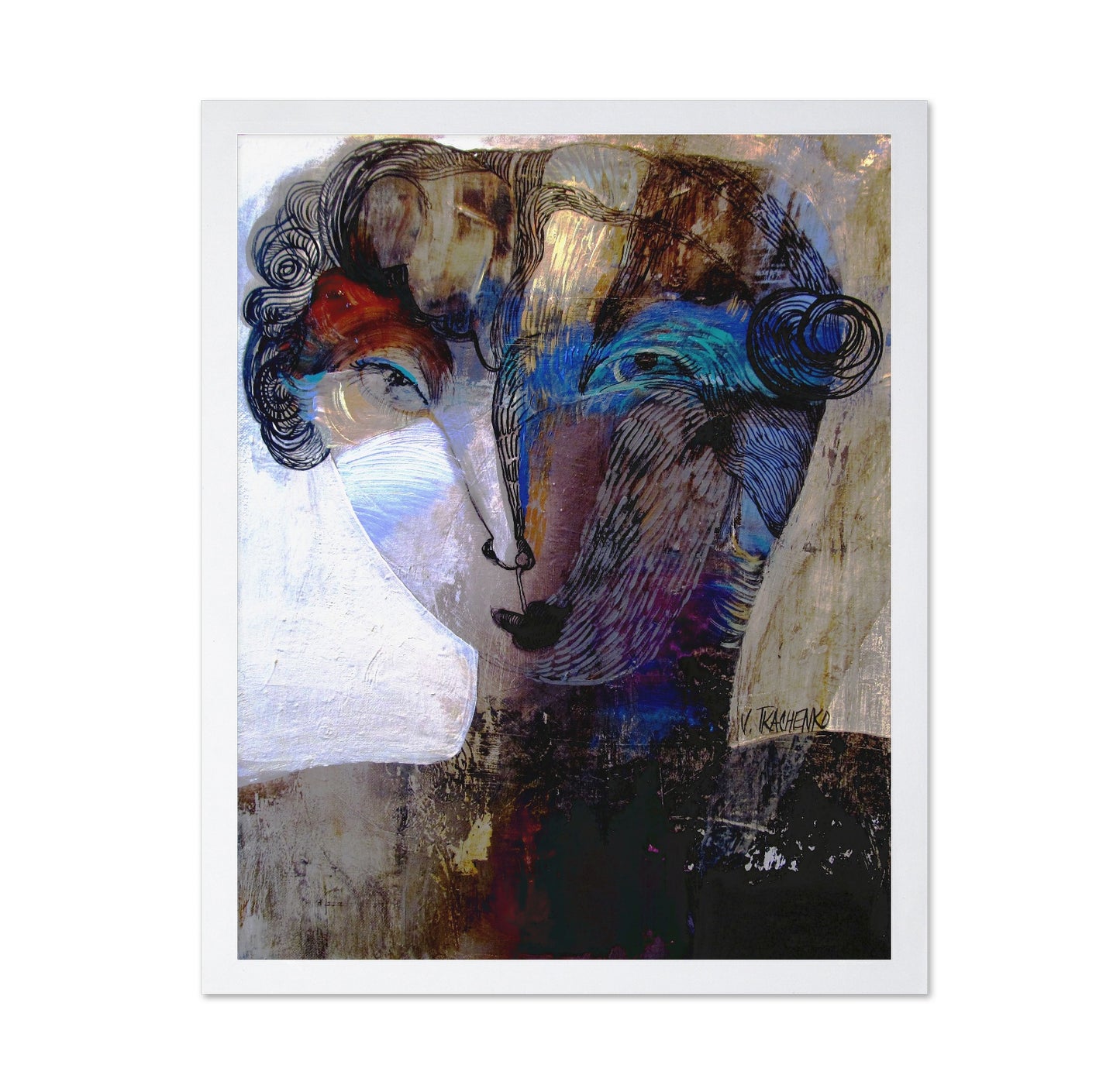 Abstract Face Study No1