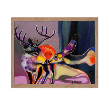 Abstract Deer Pair