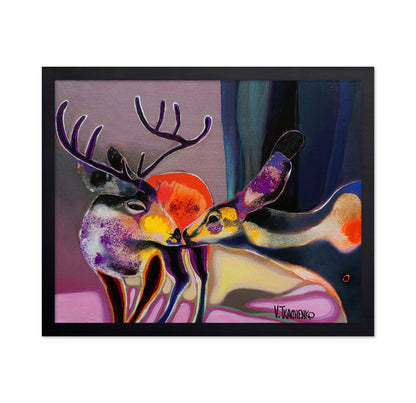 Abstract Deer Pair