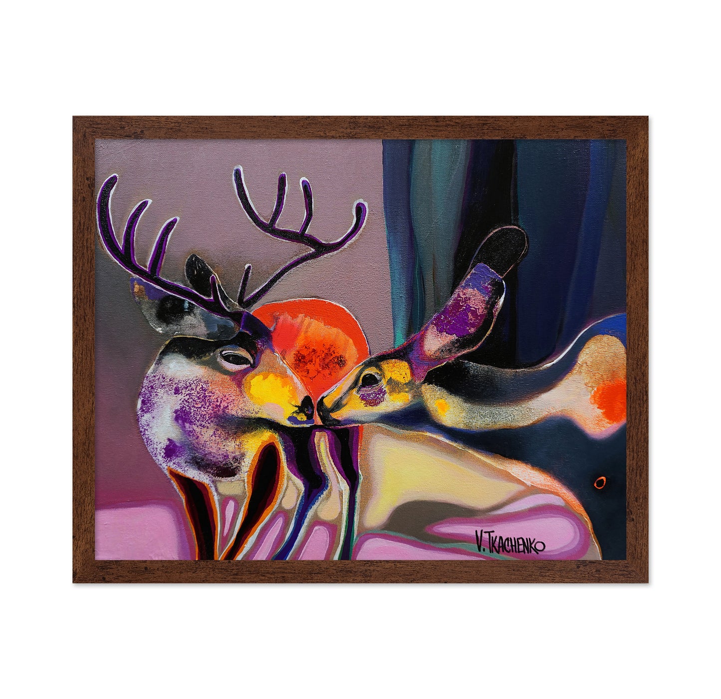 Abstract Deer Pair