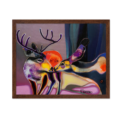 Abstract Deer Pair