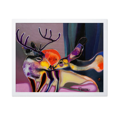 Abstract Deer Pair