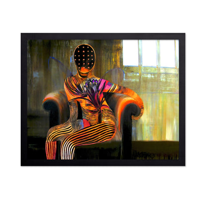 Surreal Seated Figure