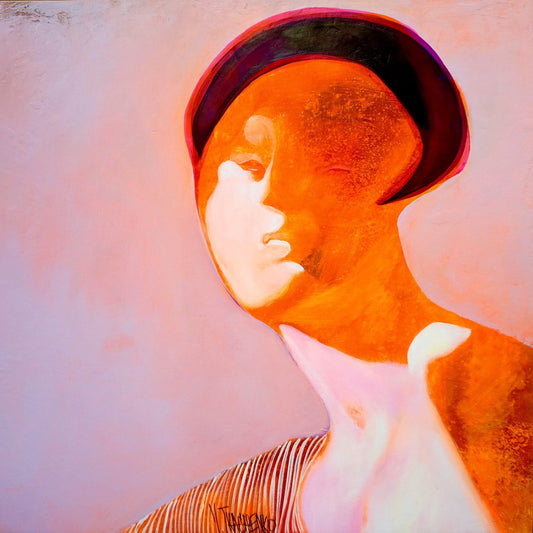 Orange Face Portrait
