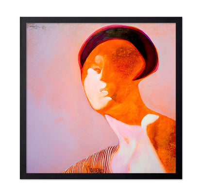 Orange Face Portrait
