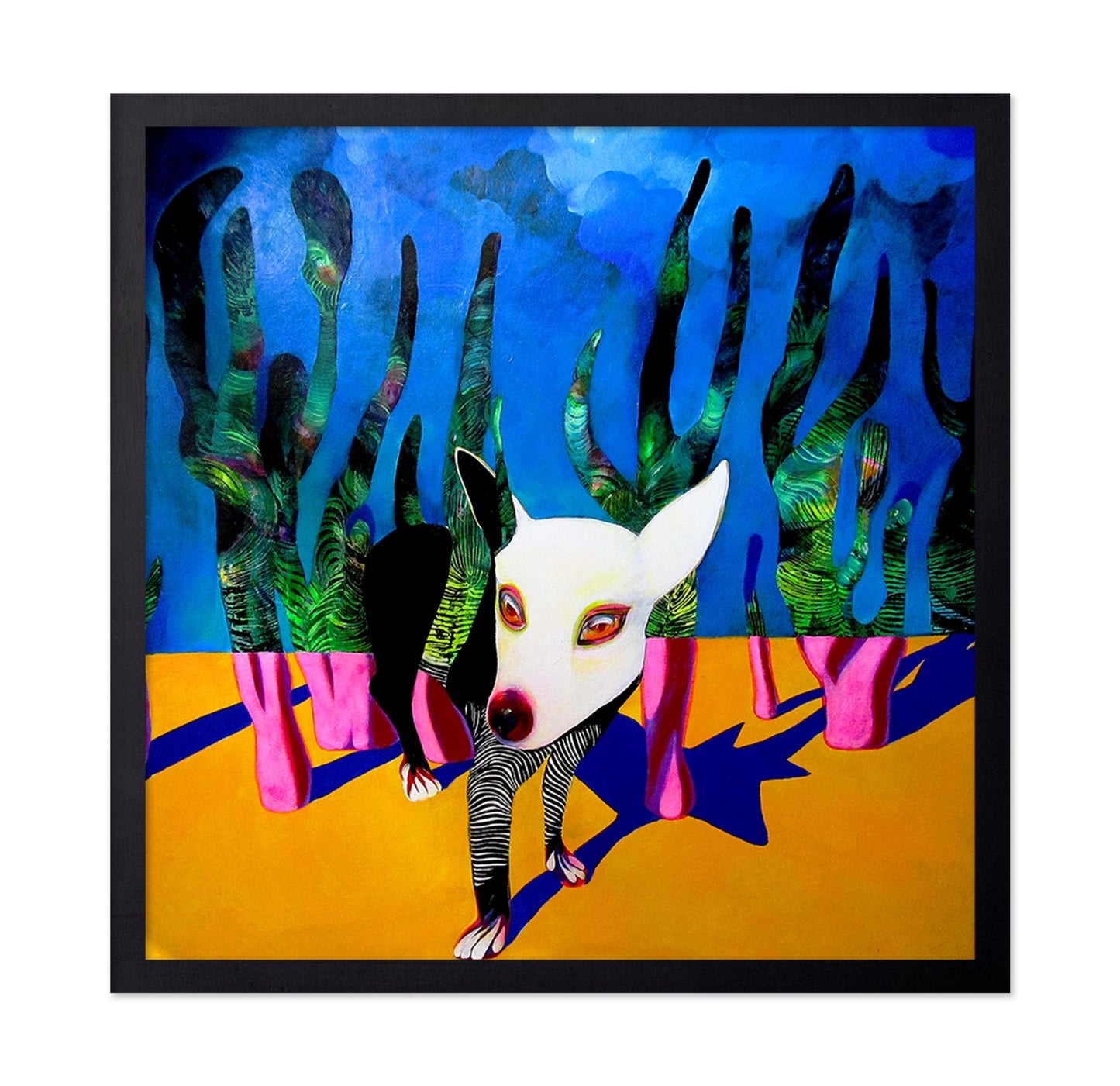 Surreal Dog Scene