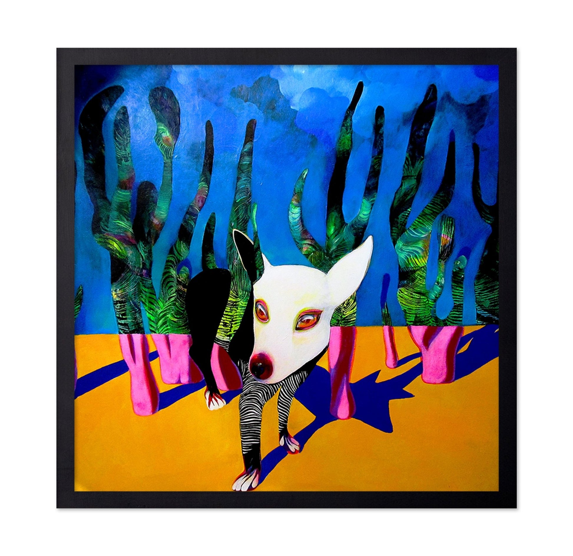 Surreal Dog Scene