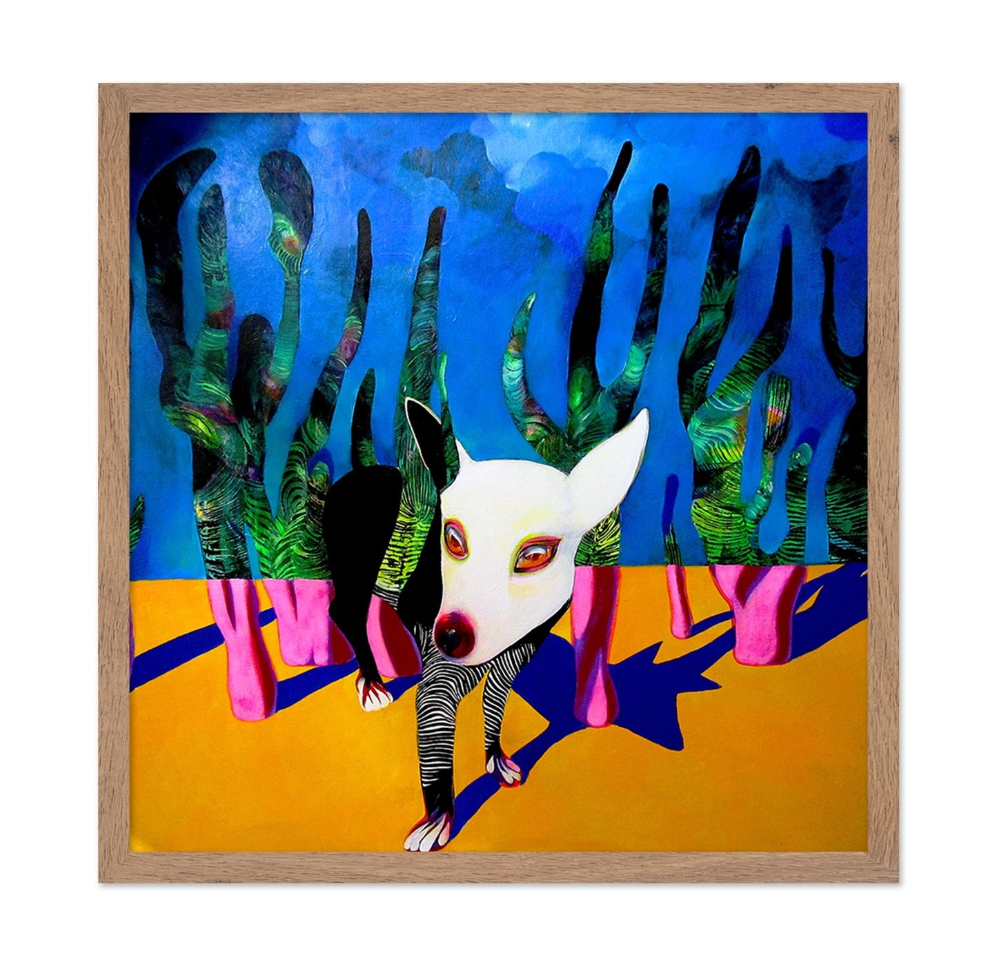 Surreal Dog Scene