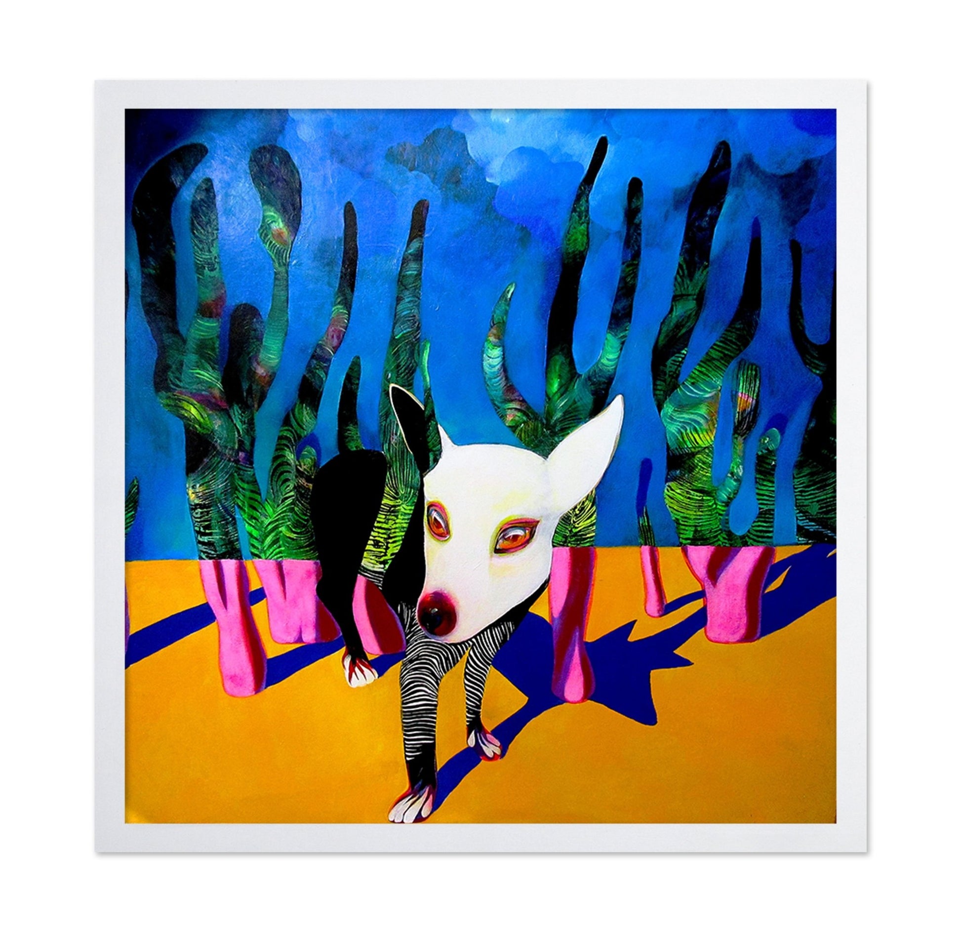 Surreal Dog Scene