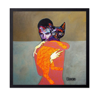 Woman With Cat No5