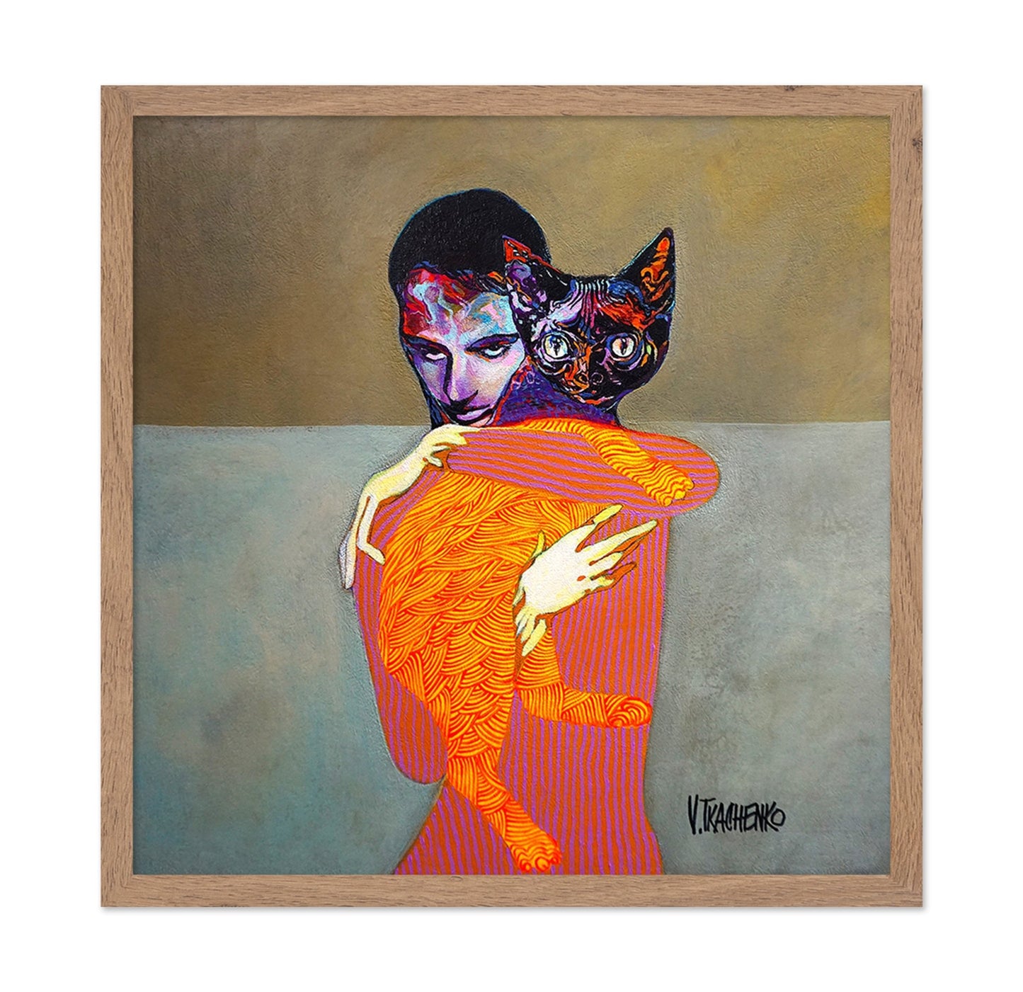 Woman With Cat No5