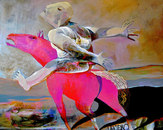 Surreal Rider Figure