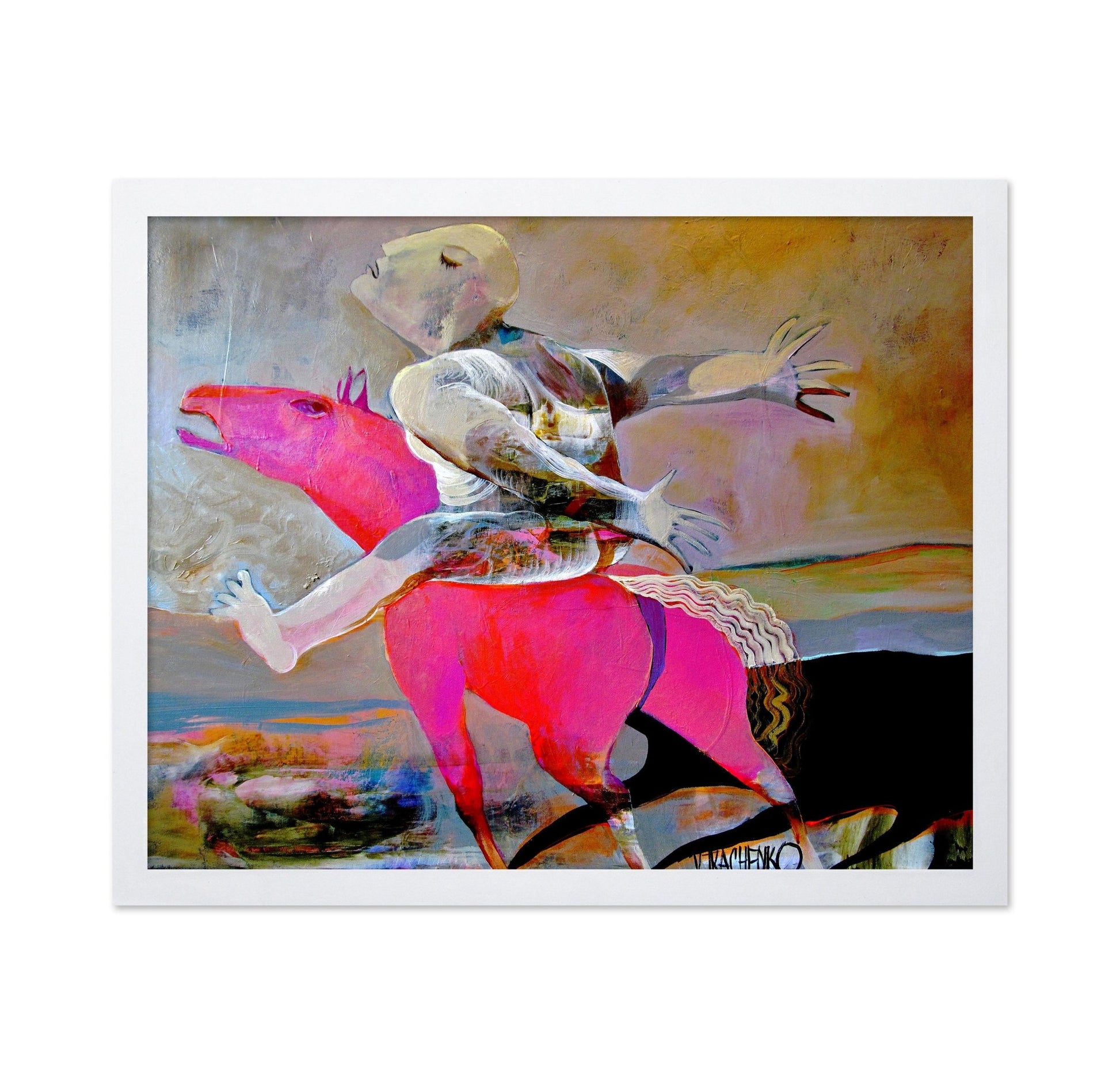 Surreal Rider Figure