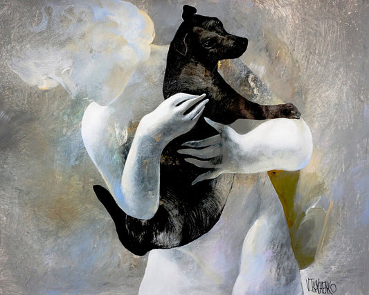 Woman With Dog