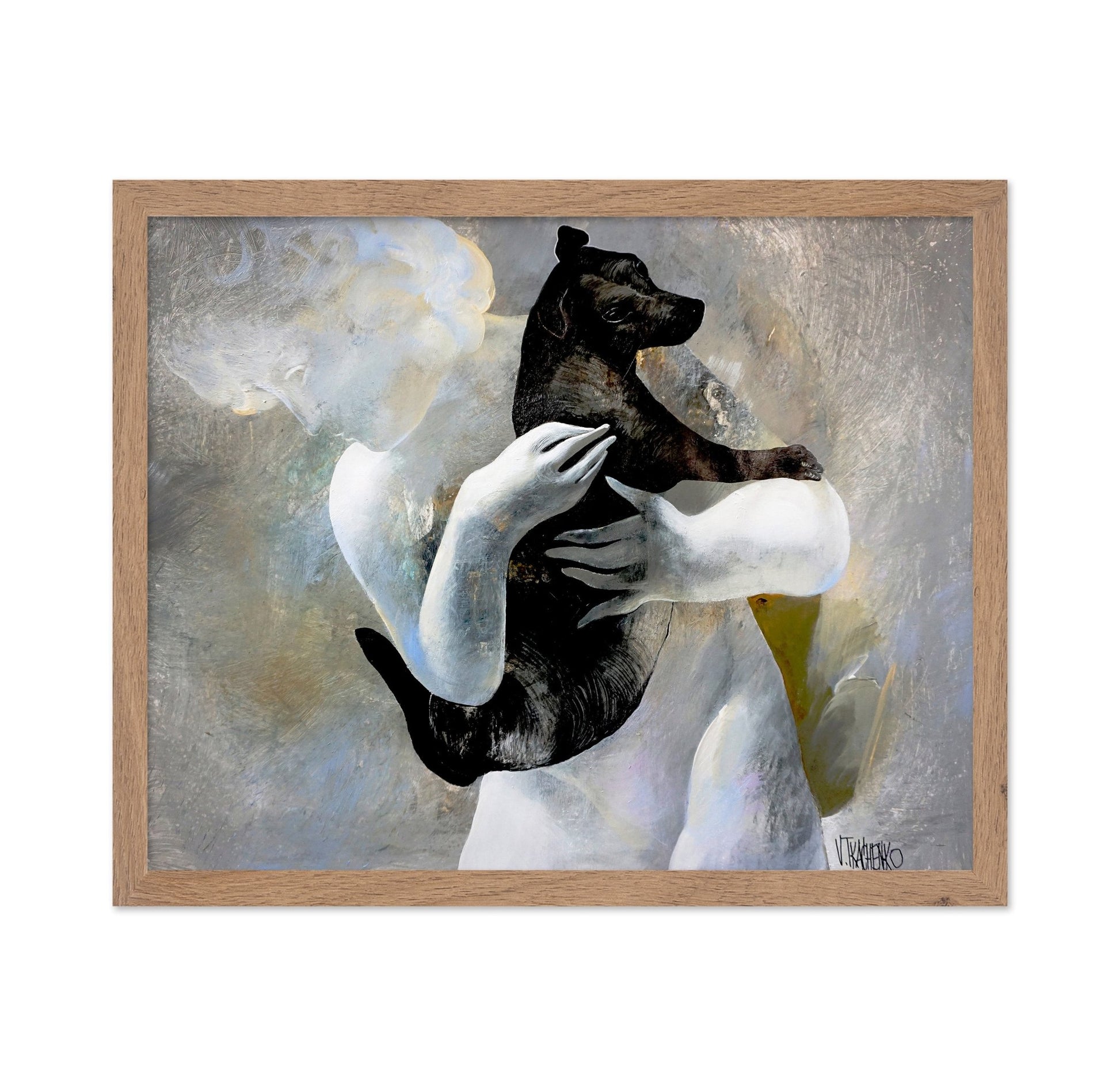 Woman With Dog
