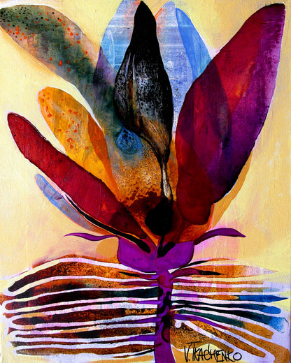 Colorful Abstract Flower