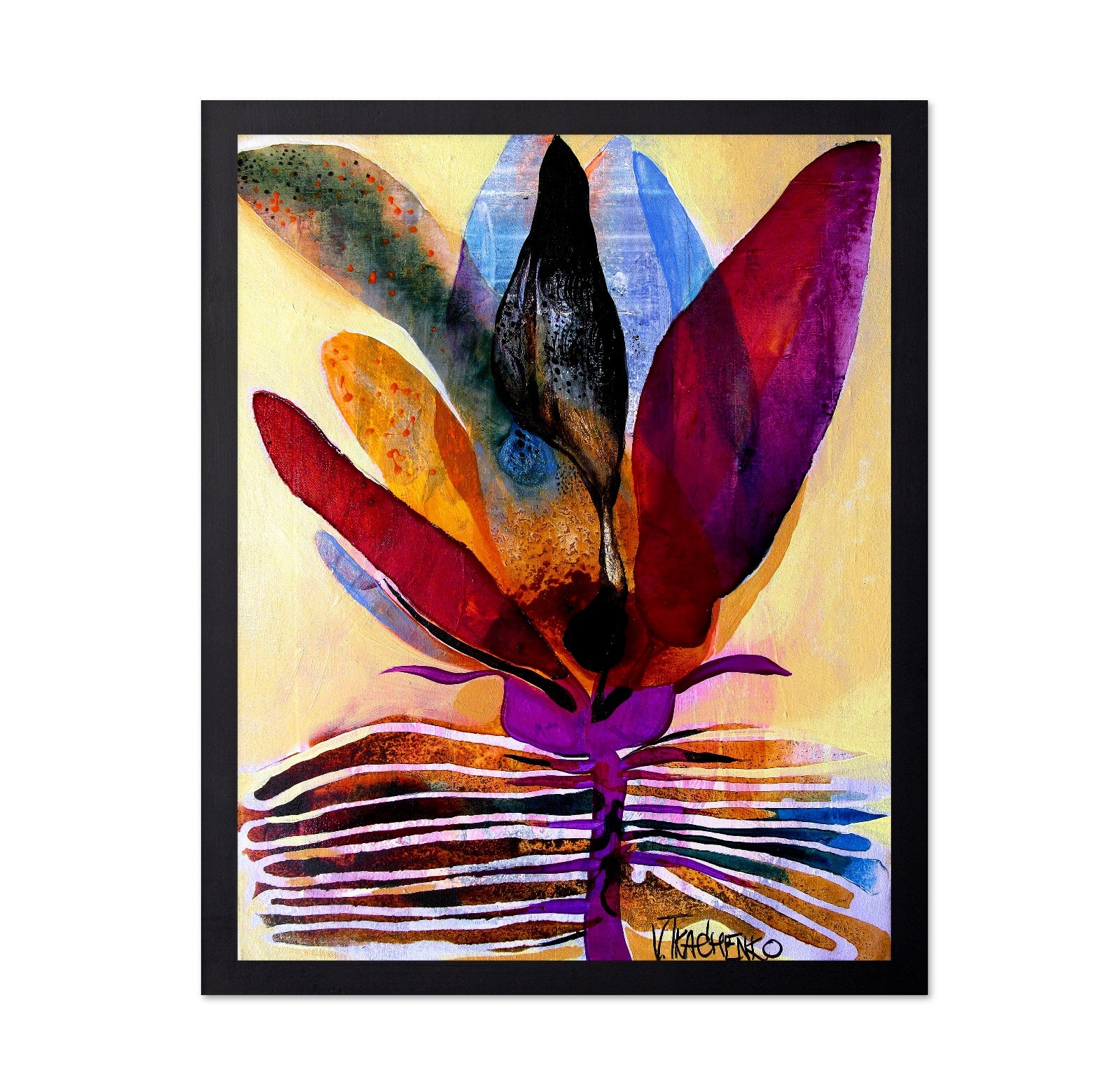 Colorful Abstract Flower