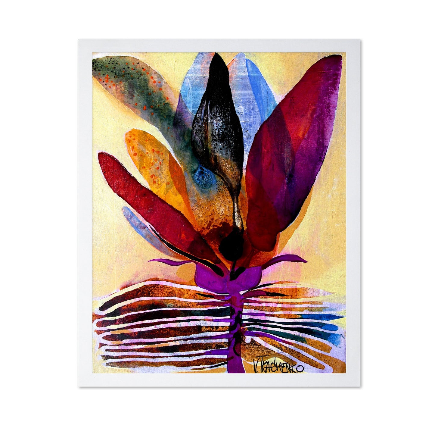 Colorful Abstract Flower
