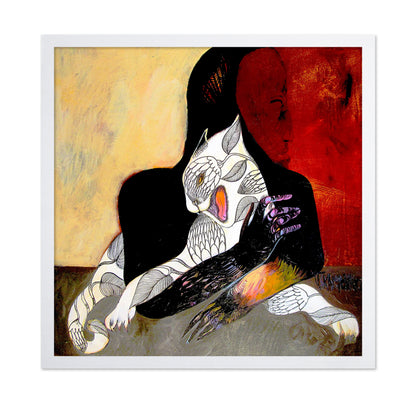 Woman With Owl Mask