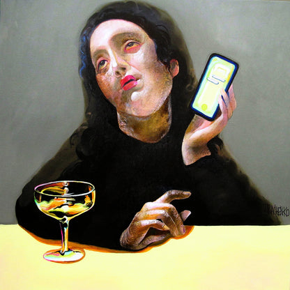 Phone Glow Woman