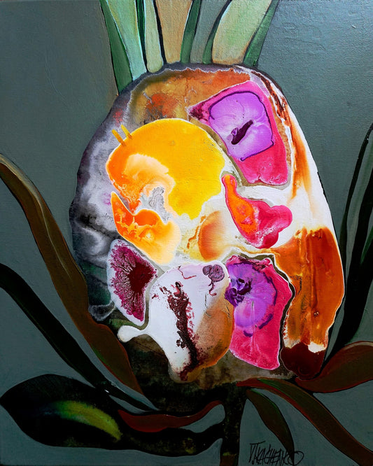 Abstract Orchid Bloom