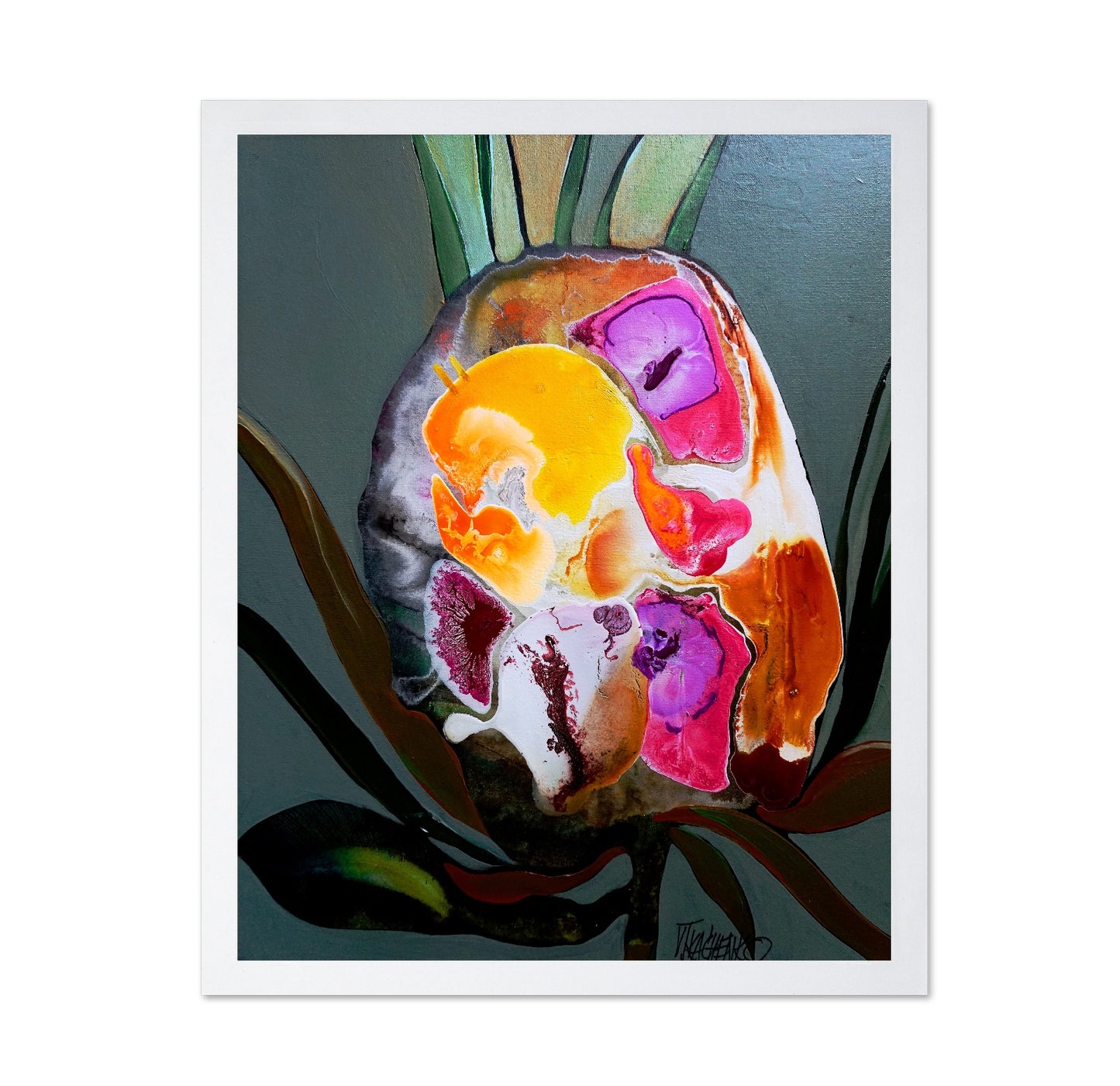 Abstract Orchid Bloom