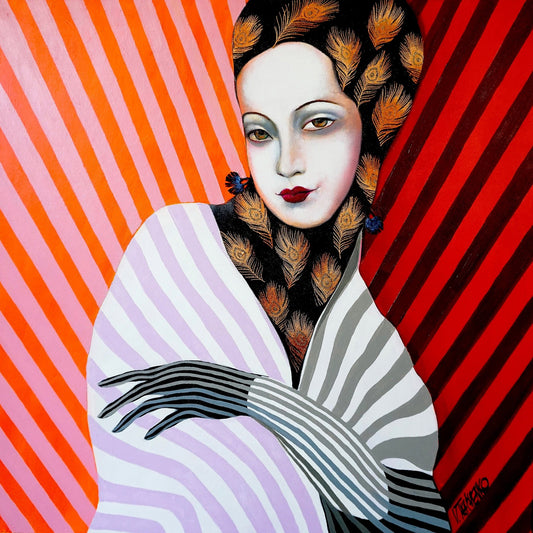 Elegant Pattern Portrait
