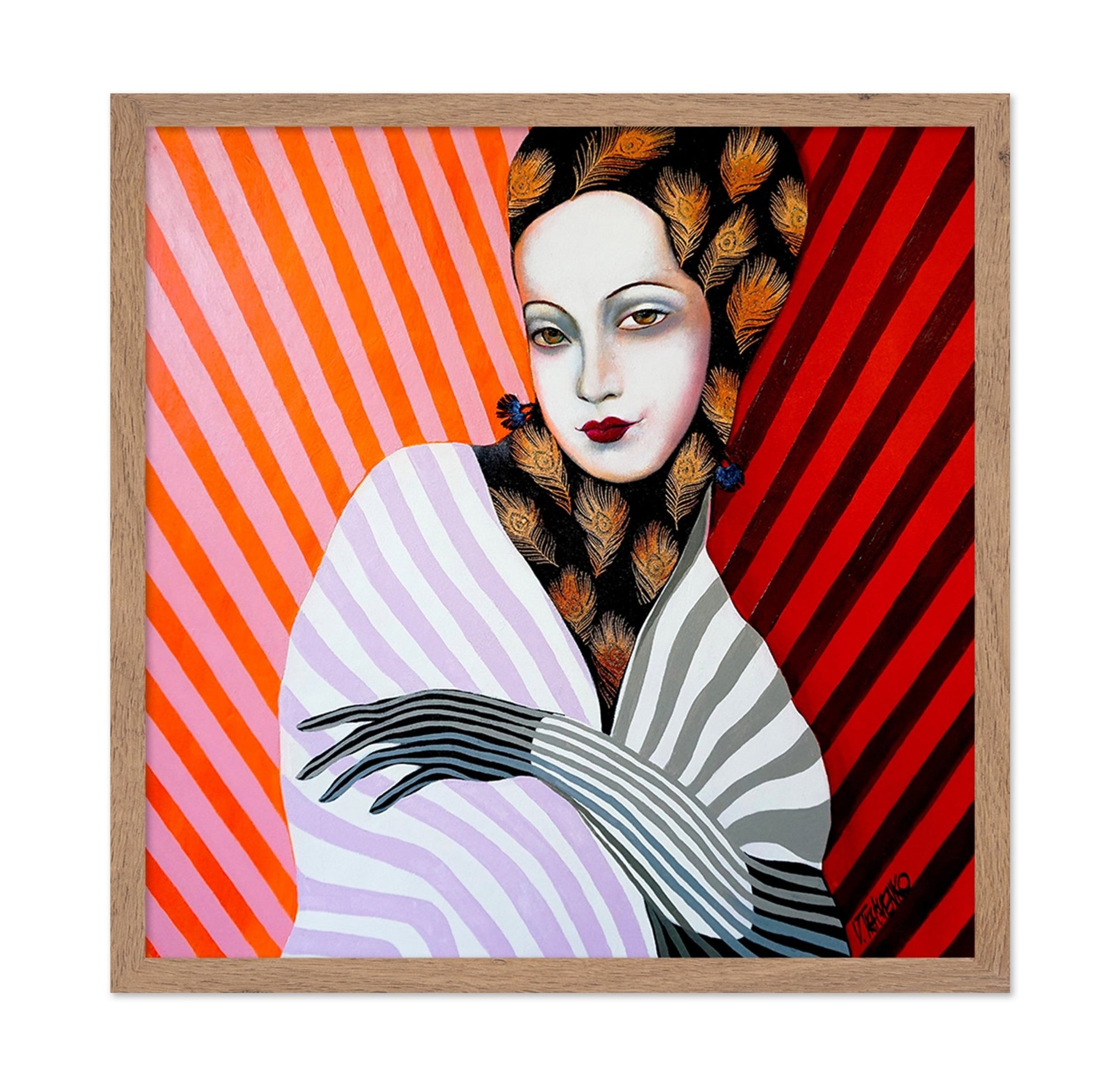 Elegant Pattern Portrait