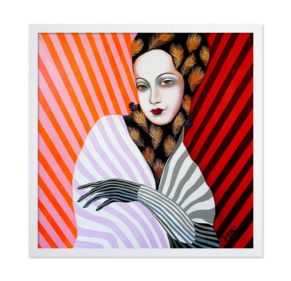 Elegant Pattern Portrait