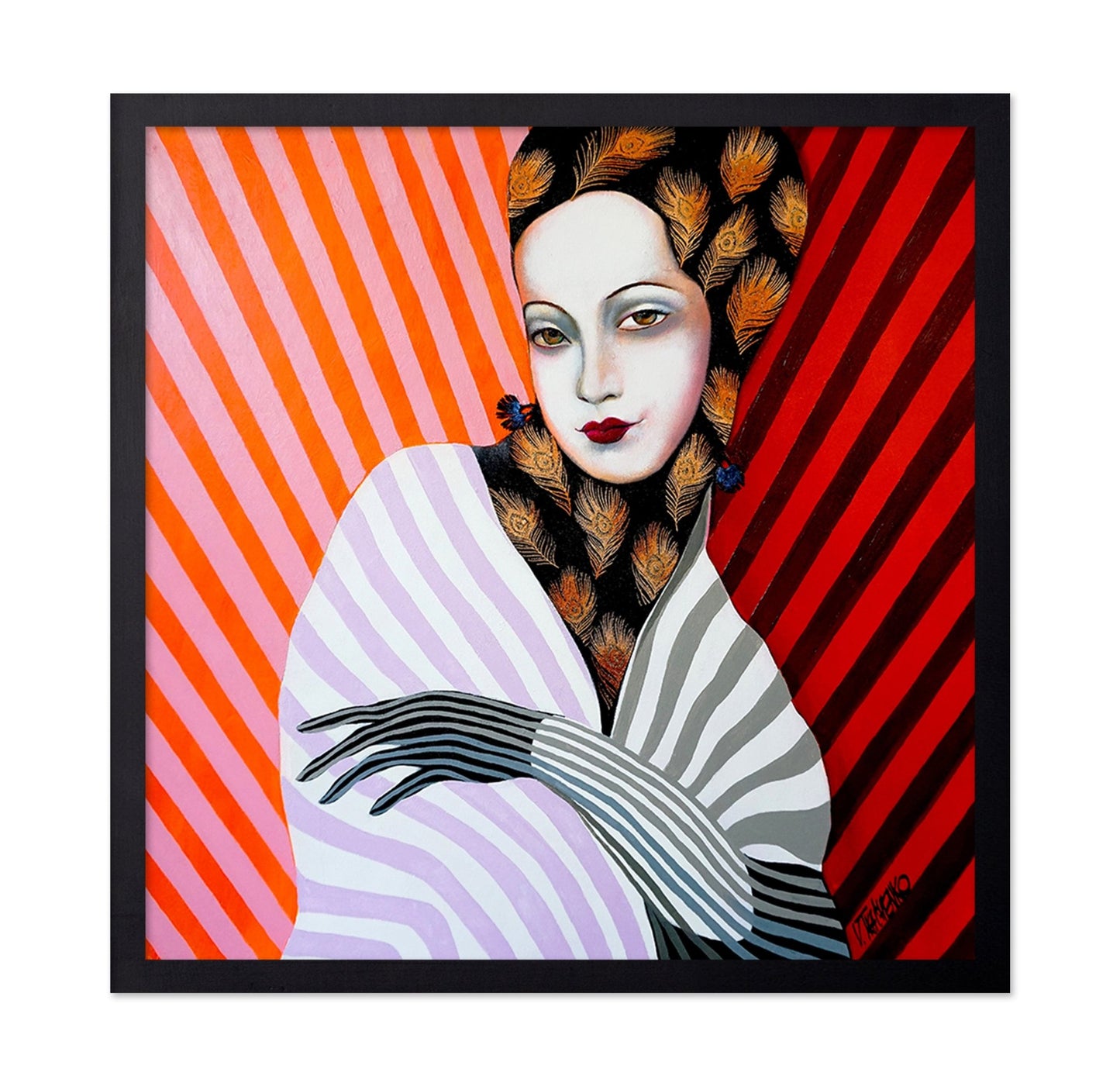 Elegant Pattern Portrait