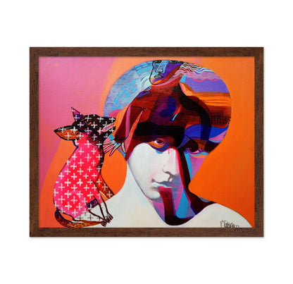 Abstract Face With Fox