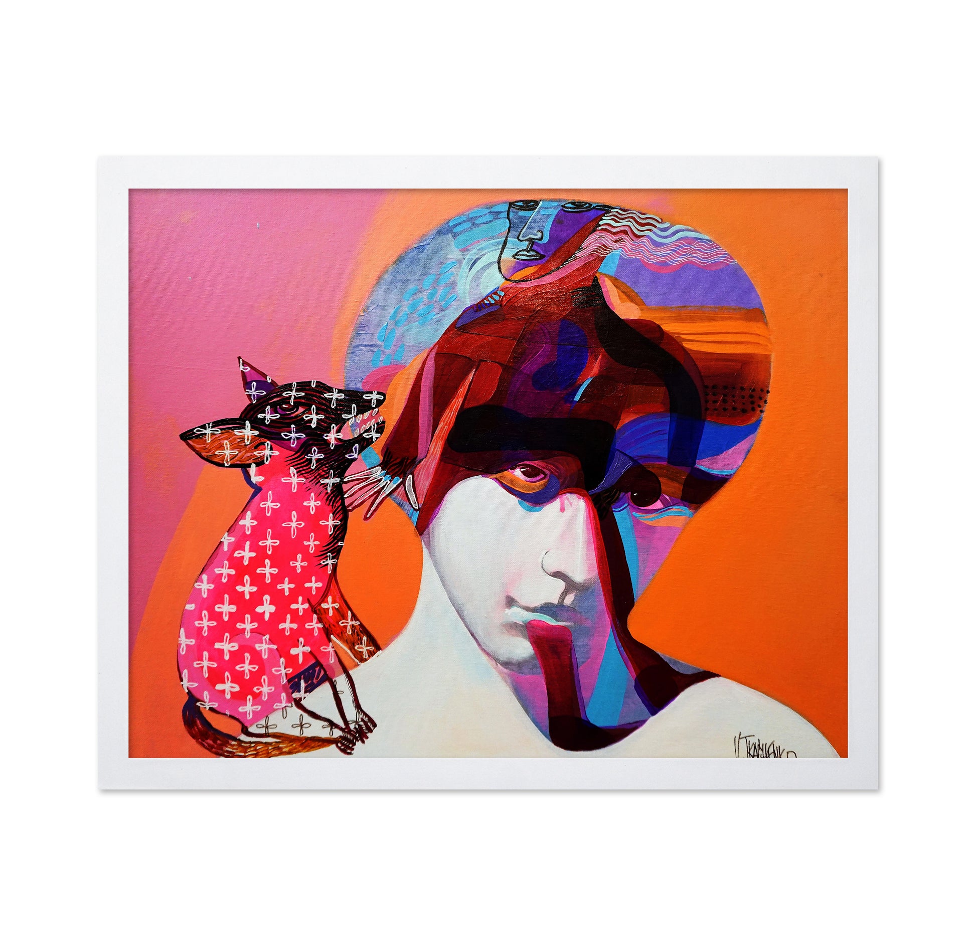 Abstract Face With Fox