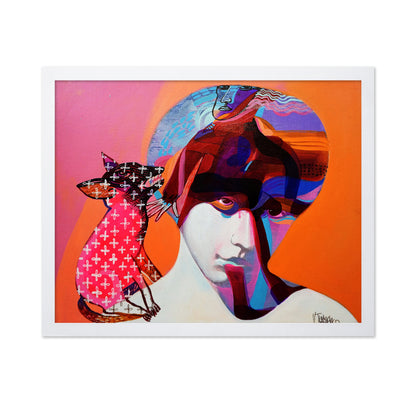 Abstract Face With Fox