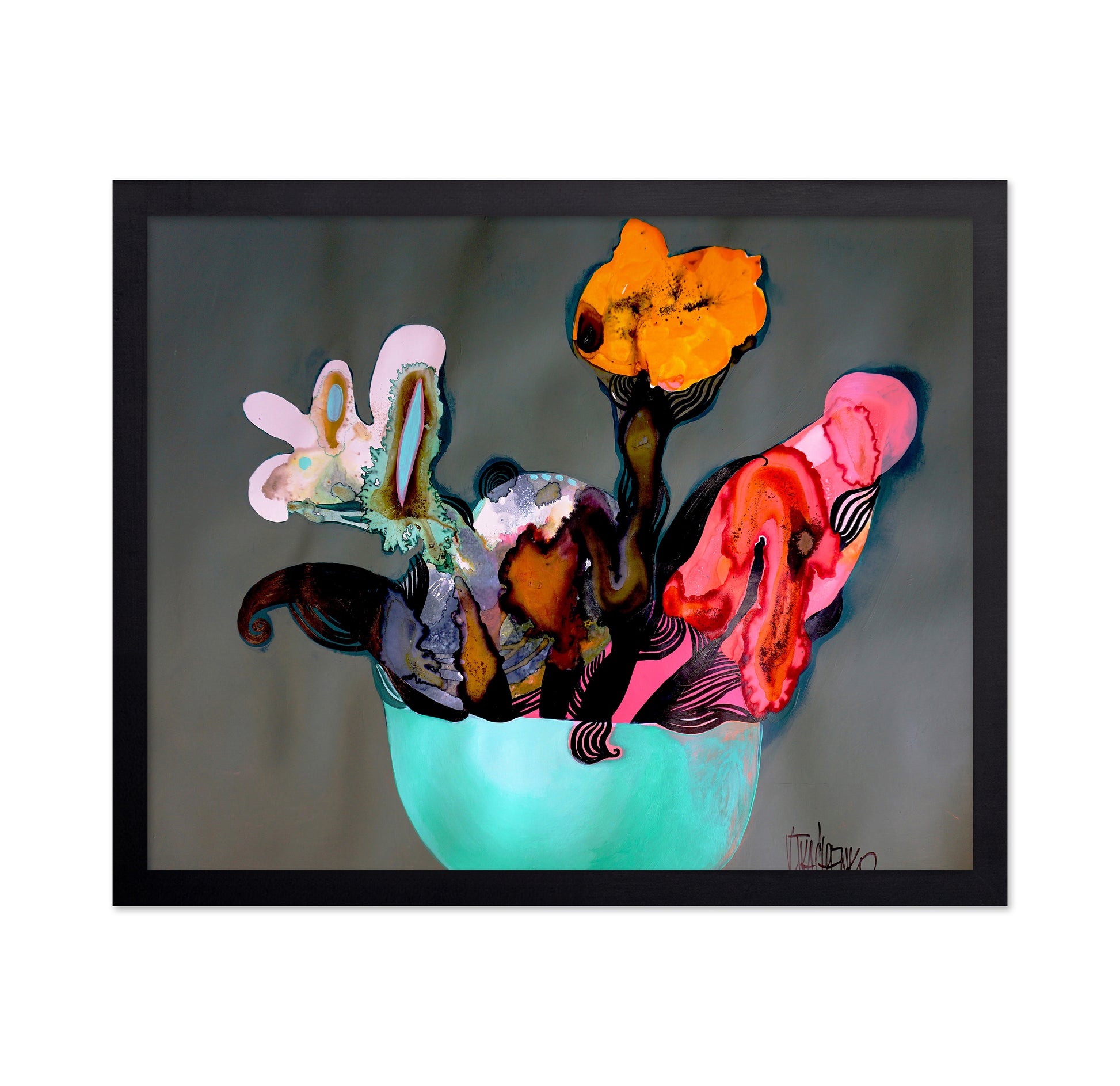 Neon Vase