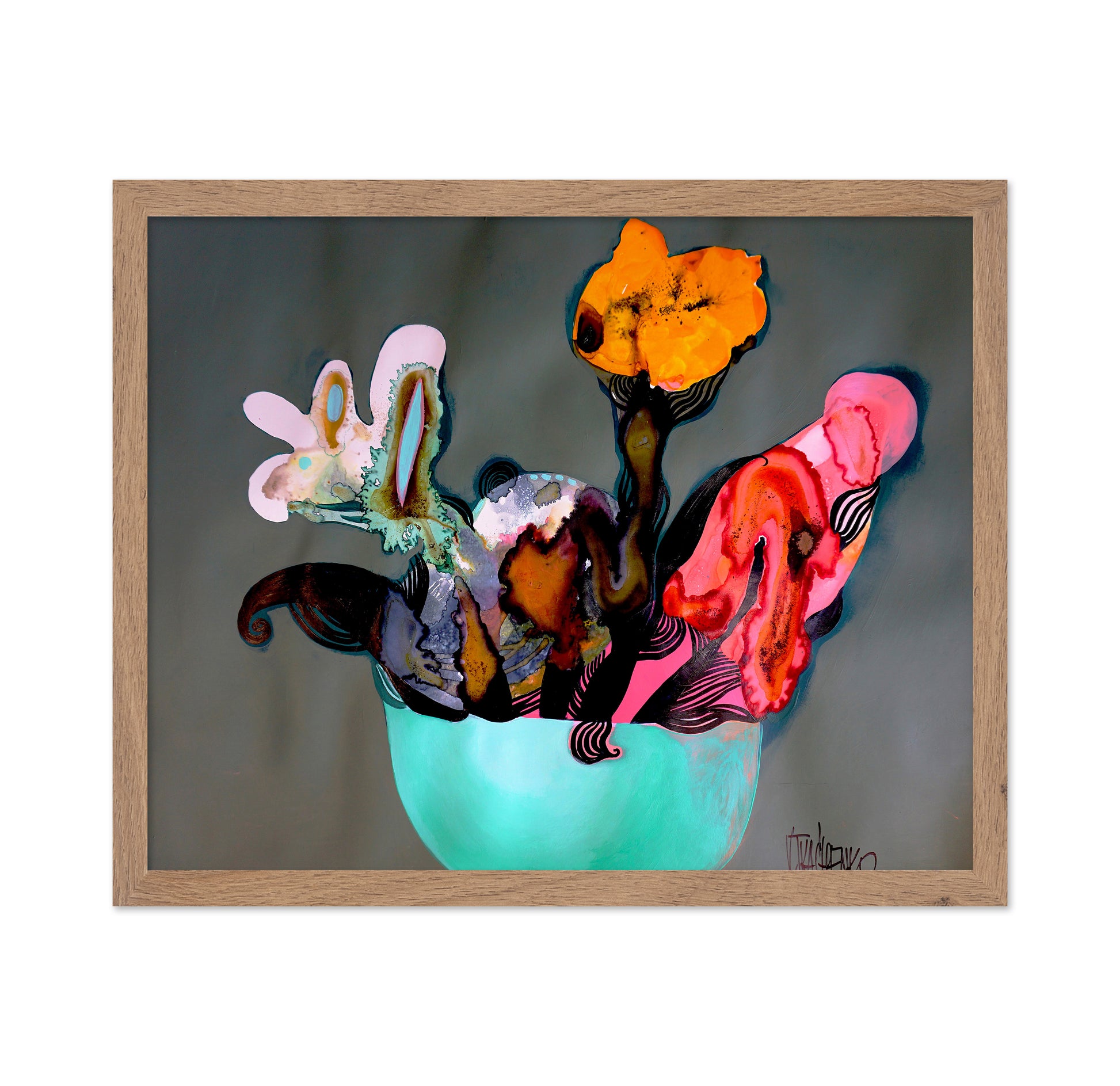 Neon Vase