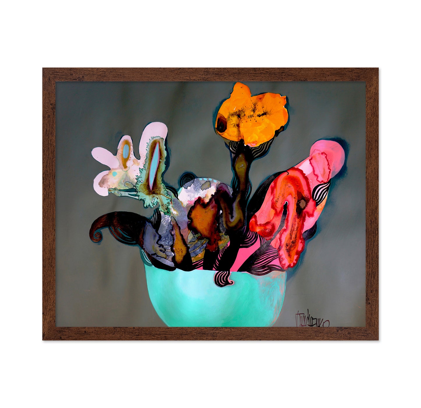 Neon Vase