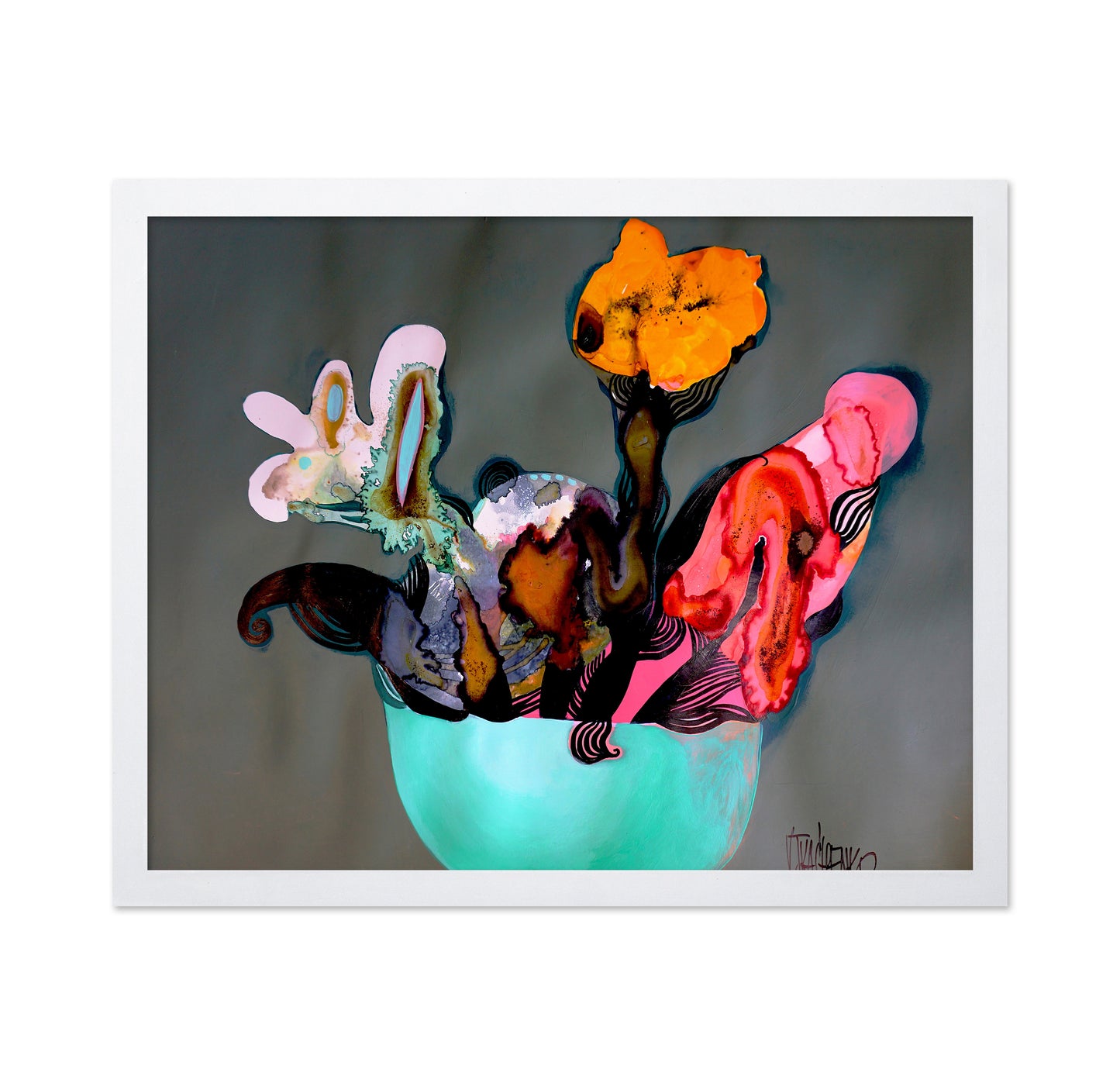 Neon Vase