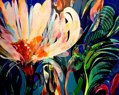 Vibrant Floral Burst No4