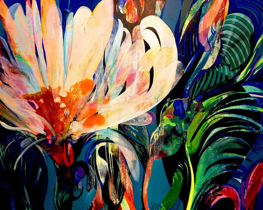Vibrant Floral Burst No4